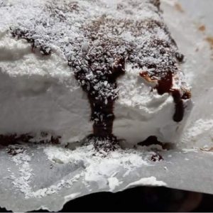 hamis kinder bueno tortaszelet (gluténmentes, vegán)