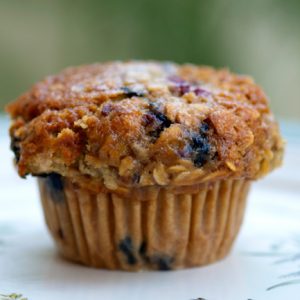 Áfonyás muffin